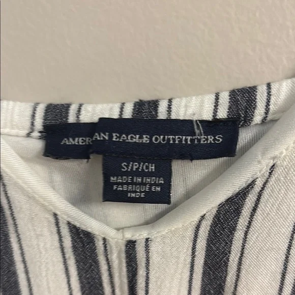 American Eagle Outfitters Striped Jumpsuit Casual Fit - Picture 2 of 4
